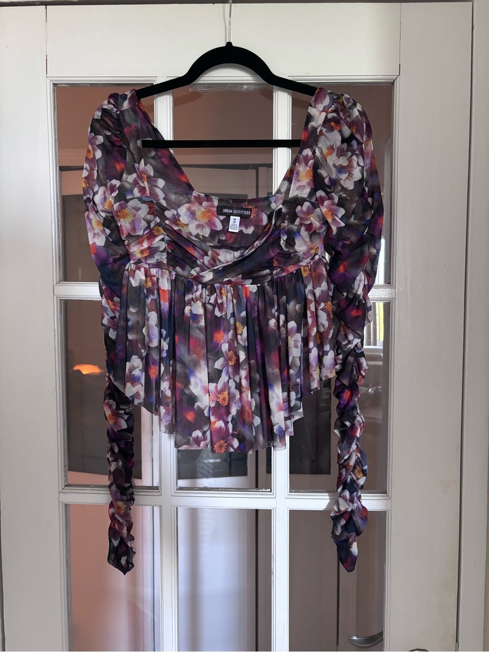 Flirty Floral Print Blouse